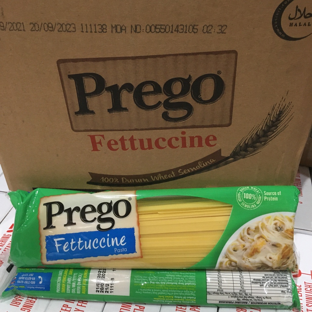 Mì Sợi Fettuccine Prego 500 g (Thương Hiệu Mỹ - SX Thổ Nhĩ Kỳ)