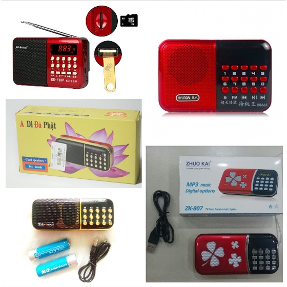 LOA CẮM THẺ, USB, ĐÀI FM A-100, ZHOU KAI ZK-807, NONTAUS B851, HYUNDAI H866A, KK-F26P, L-62