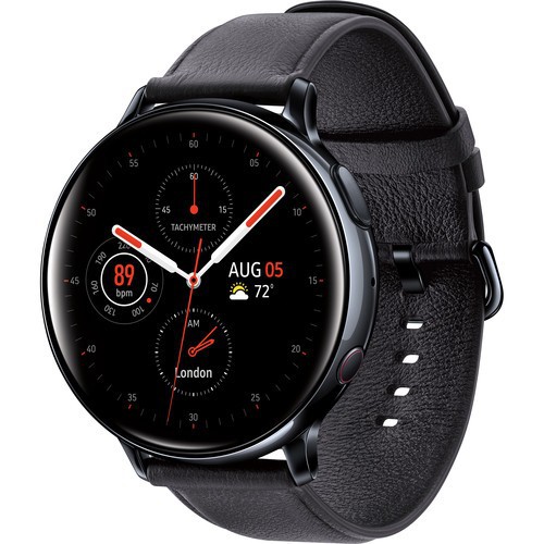 Đồng hồ thông minh Galaxy Watch Active 2 (Bản Thép &amp; Dây Da) 44mm Fullseal Chính Hãng Samsung Việt Nam Màu Đen