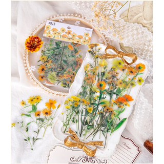 Sticker hoa lá cỏ dại