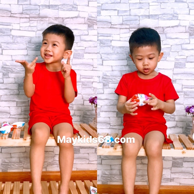 Bộ MinKy Mom cottong lạnh mềm mịn cho bé