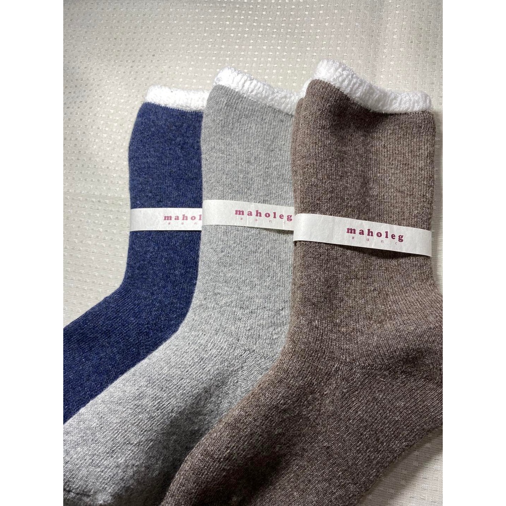 TẤT UNISEX CỔ CAO LEN LÓT BÔNG HIỆU MAHOLEG NỘI ĐỊA NHẬT
