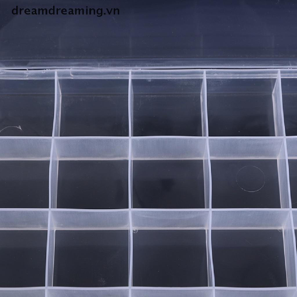 Hộp Nhựa 24 Ngăn Đựng Trang Sức Tiện Dụng
