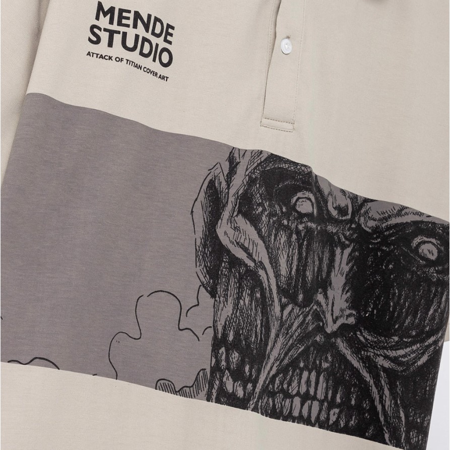 MENDE - Titan Polo - Áo polo hình in titan