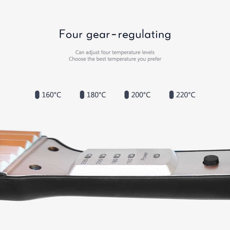 Máy Bấm Tóc 5 Răng Bảng Lớn Có Chỉnh Nhiệt - Kemei 472