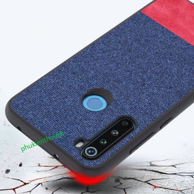 Ốp lưng Redmi Note 8 Vải Da thời trang cao cấp chất đẹp