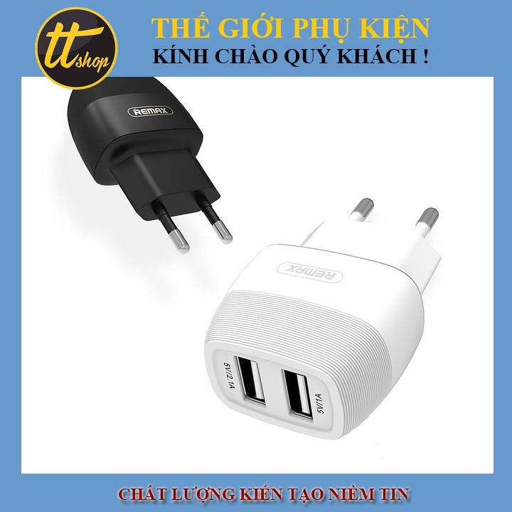 Củ Sạc Nhanh 2 Cổng Usb 2.1A Remax Rp-U29 - Thế Giới Phụ Kiện Số - TT Shop
