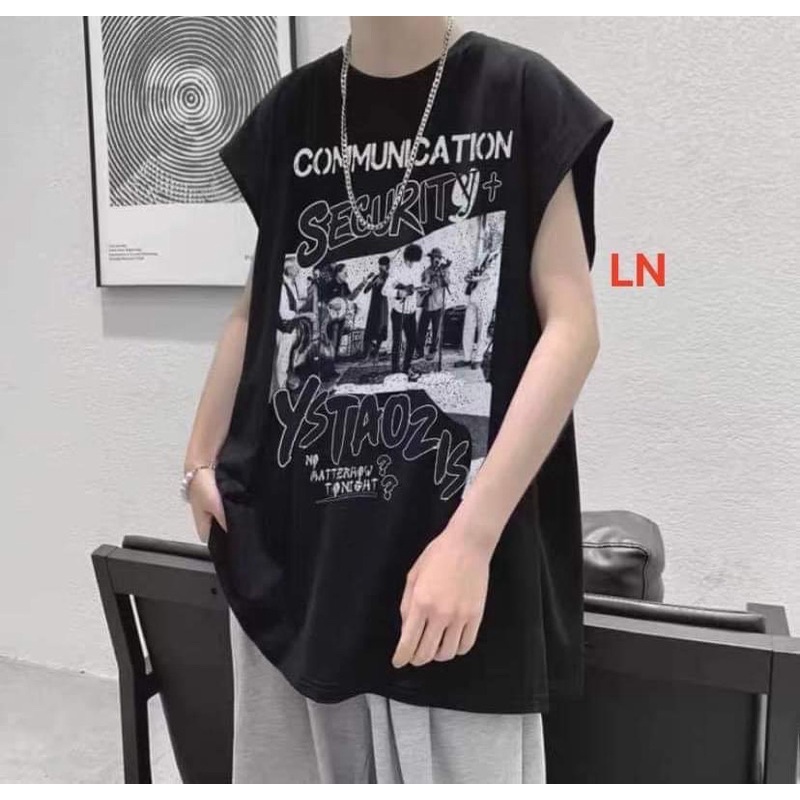 Áo ba lỗ ban nhạc LN12