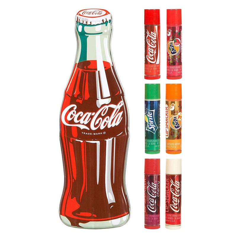 Son Dưỡng Môi Lip Smacker - Set Coca Cola Lip Balm – Hộp set Coca Cola 6 vị