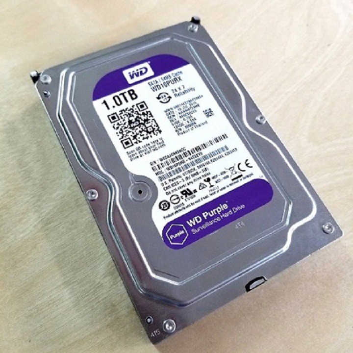 Ổ cứng HDD 1Tb Western Purple (màu tím)