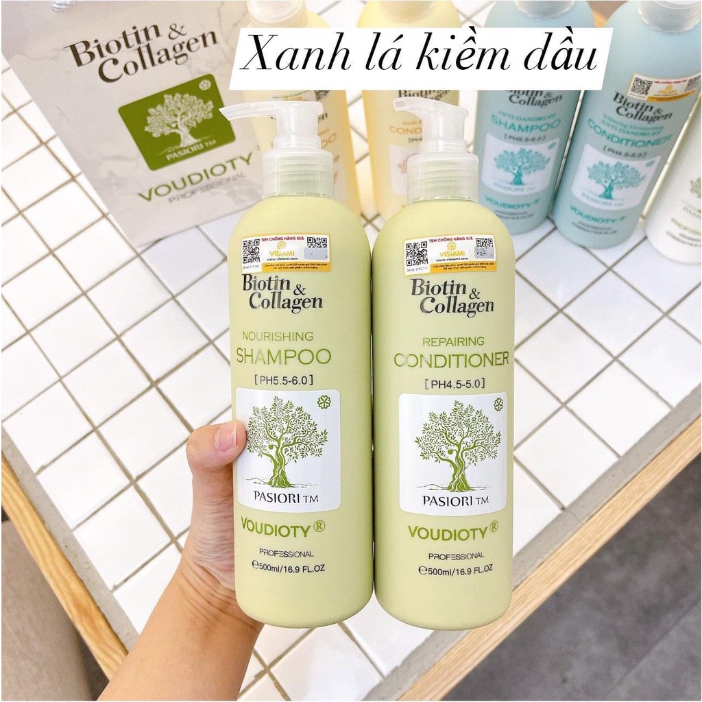 Dầu Gội Xả BIOTIN COLLAGEN Trắng 💖 Chính Hãng 💖 Giảm Rụng Tóc, Chăm Sóc Tóc Khô Xơ, Hư Tổn, Kích Mọc Tóc