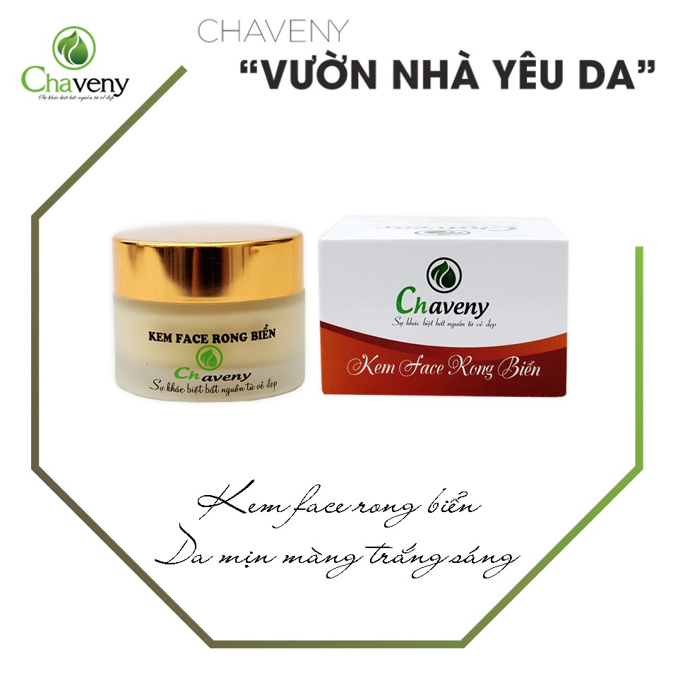 Kem Dưỡng Da Kem Face Rong Biển Trắng Da Chống Nắng Chiết Xuất Thiên Nhiên Chaveny