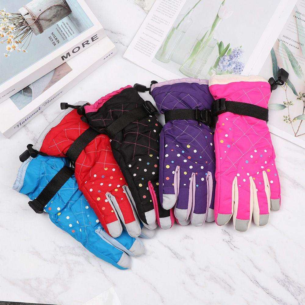 Găng Tay Nhung Dày Chống Trượt Không Thấm Nước OKDEALS Cho Trượt Tuyết / Xe Mô Tô