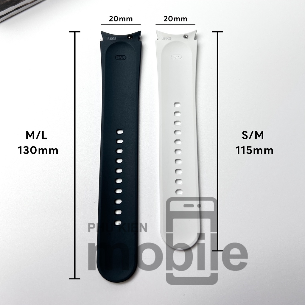Dây đeo Samsung Galaxy Watch 4 | Watch 4 classic silicone chính hãng