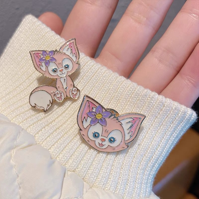 Ghim Cài Áo Hình Chú Cáo Dễ Thương Phong Cách Nhật Bản