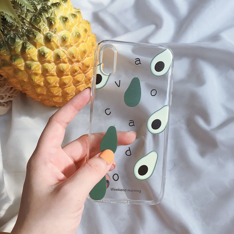 Ốp lưng iphone Bơ - ĐÀo  6 6plus 6s 6s plus 7 7plus 8 8plus x xs xs max 11 11 pro 11 promax12 12promax-t46