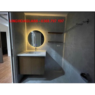 Gương tròn D70 Led cảm ứng (Ứng Hòa GLASS)