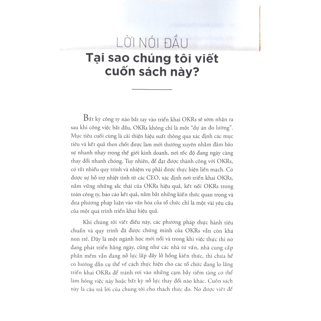 Sách OKRs - Nguyên Lý Và Thực Tiễn