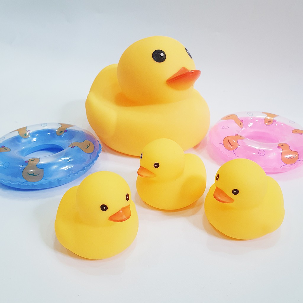 Thú Chút Chit Thả Bồn Tắm Dễ Thương Cho Bé Trai Và Bé Gái Khủng Long Vịt Phao Bơi Bằng Cao Su