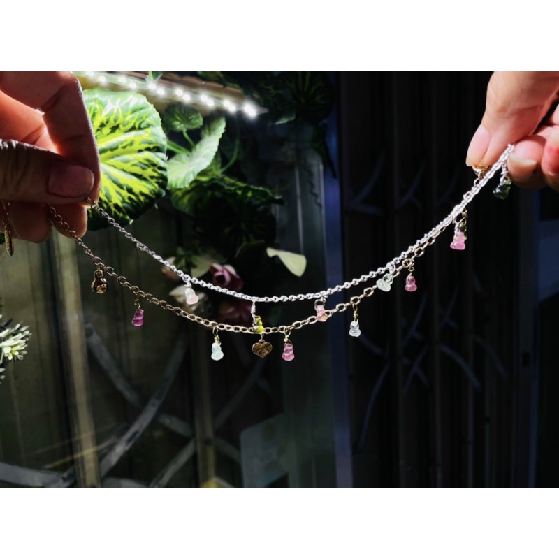 Vòng đeo tay Tourmaline xinh xắn