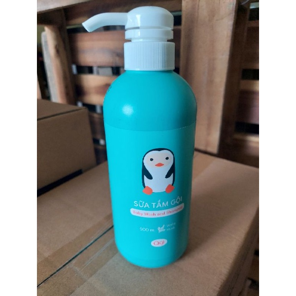 Sữa tắm gội 2 in 1 cho bé 500ml có vòi mới