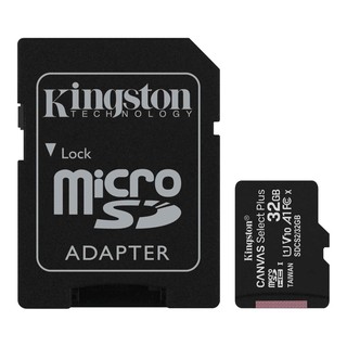 Thẻ nhớ microSD Kingston Canvas Select Plus tương thích Android A1 tốc độc tới 100MB/s 32Gb