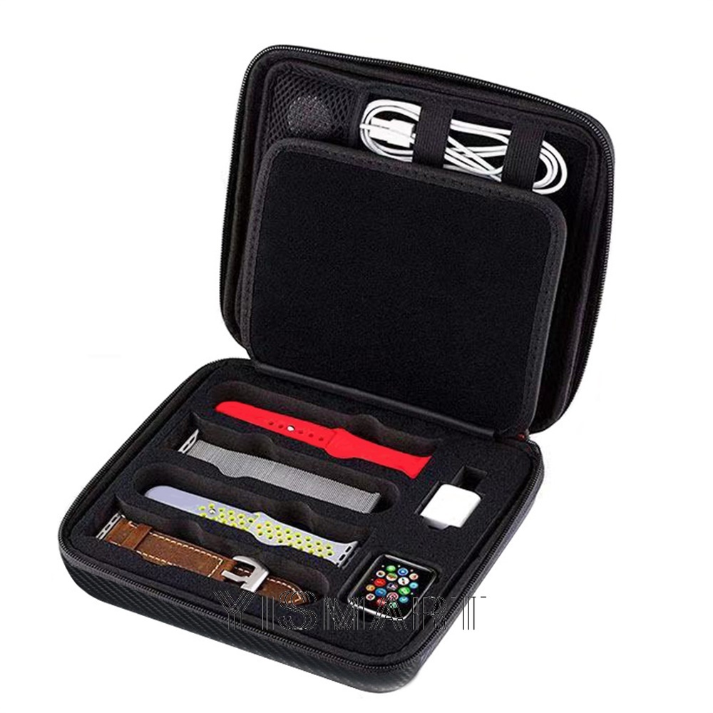 Túi Đựng Dây Đồng Hồ Đeo Tay Nhỏ Gọn Tiện Dụng Mang Theo Du Lịch Đựng Đồng Hồ Dây Cáp Sạc