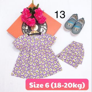 Đồ bộ bé gái size theo hình