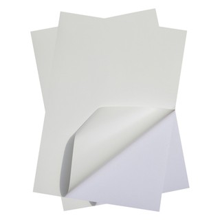 Xấp 100 tờ giấy decal A4 mặt bóng in nhãn dán