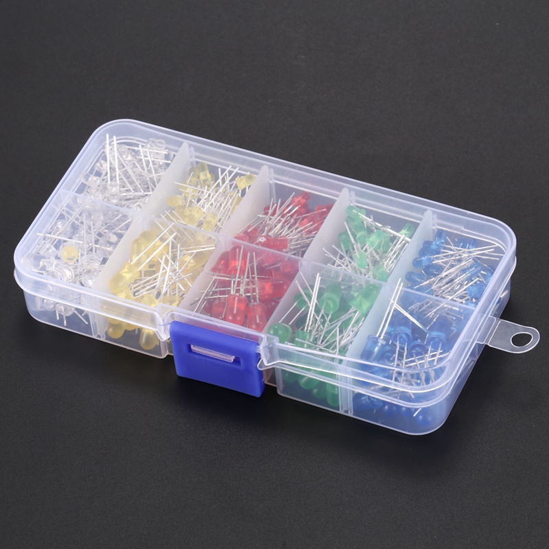 Set 200 Điốt Đèn LED 3mm 5mm Chuyên Dụng Cho Arduino