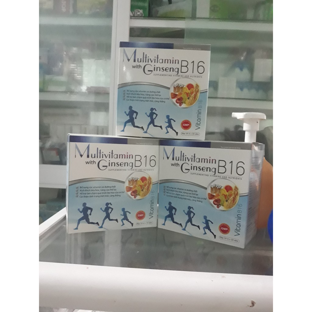 THUỐC BỔ MULTIVITAMIN B16 (16 vitamin, dưỡng chất bồi bổ cơ thể) giúp ăn ngủ ngon, tăng sức đề kháng