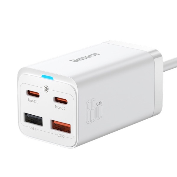 Bộ sạc nhanh đa ngăng 5 in 1 65W - 100W Baseus GaN3 Pro Desktop Powerstrip cho điện thoại và Laptop