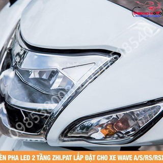 🍀 Đèn Led 2 tầng ZHIPAT cho xe Wave A, Wave S, Wave RSX, Wave RS, Future X... siêu sáng mẫu 2018. 🍀