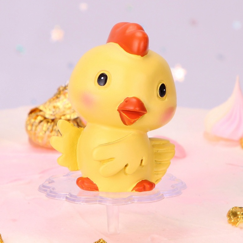 trang trí sinh nhật bánh kem [FREESHIP❤️] bộ 12 con giáp nhựa đẹp