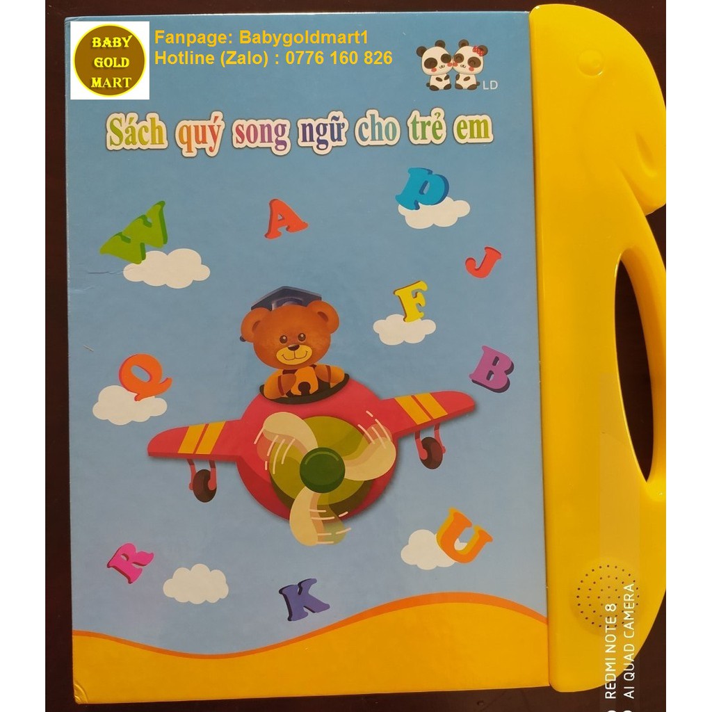 Combo Sách Điện Tử Song Ngữ Việt Anh Thông Minh Cho Bé (Tặng Bảng Từ Tập Viết, Vẽ Gạt Xóa + Bút Xóa+pin)