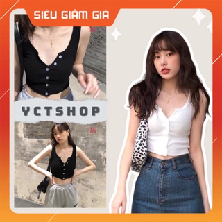 Áo croptop ba lỗ nữ sát nách yctshop 000941 yct3