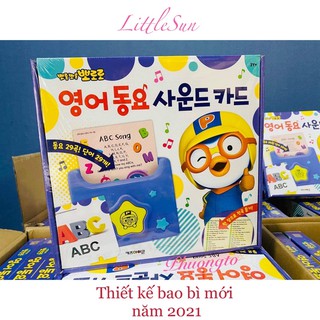 Bộ thẻ phát nhạc Pororo học Tiếng Anh cho bé