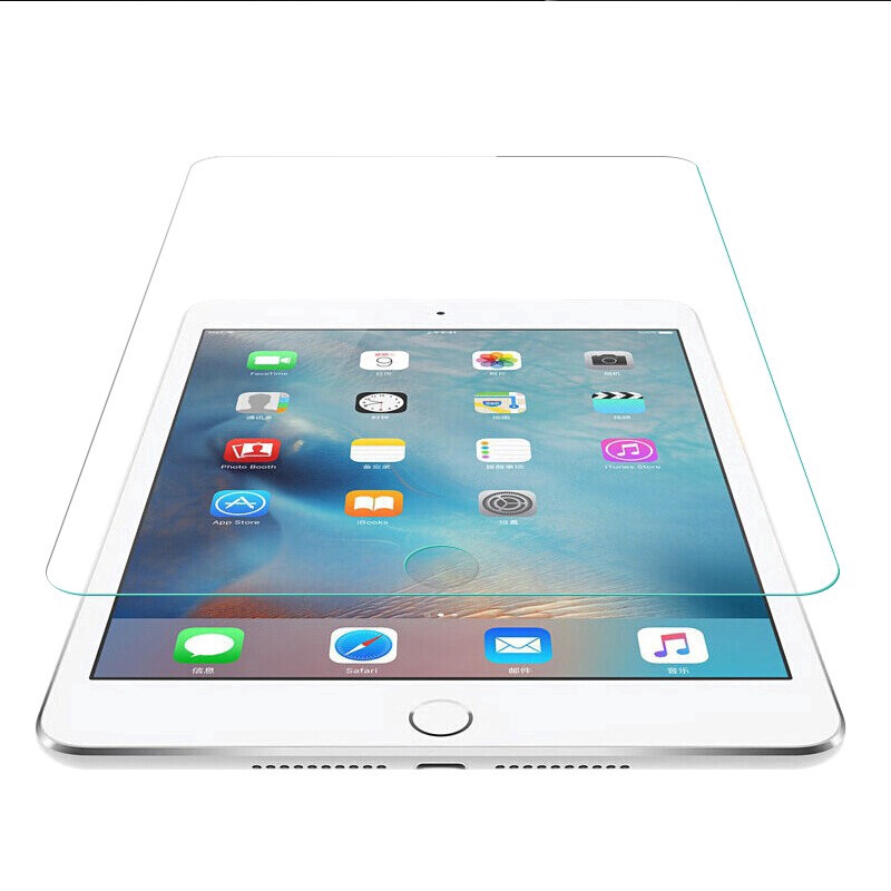 Kính cường lực 9H không bám dấu vân tay cho Ipad Air 2 7 8 6 5 4 3 2 Mini 5 4 3 2 1  2018 2017 Pro 9.7 11 10.2 10.5 inch