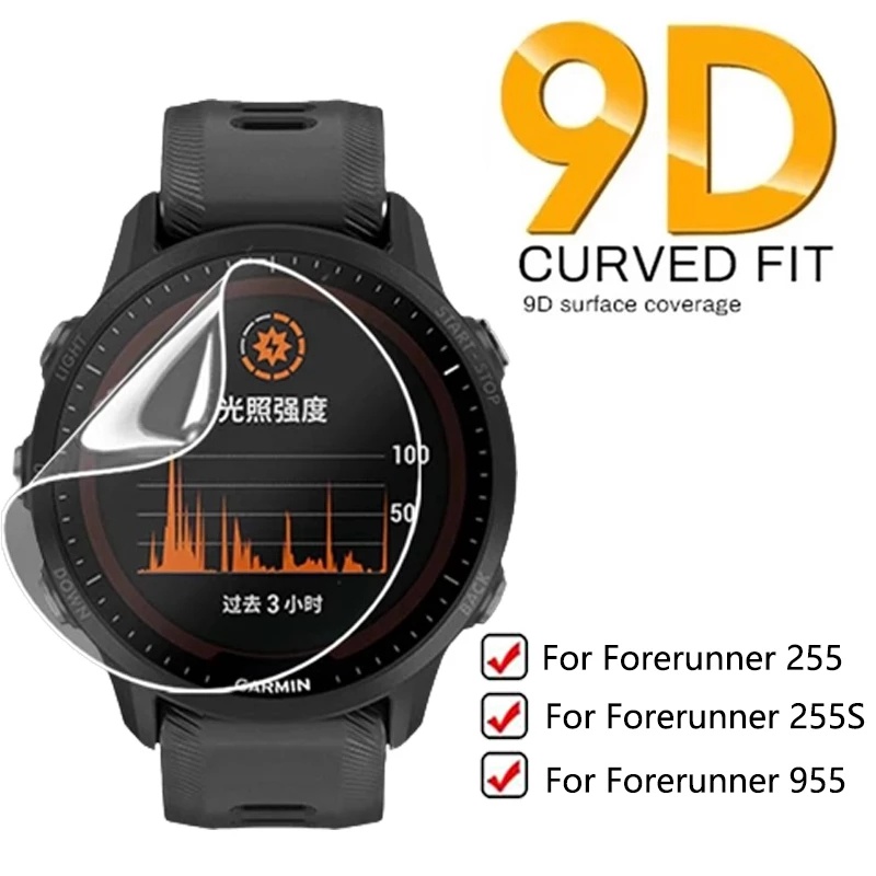 Kính Cường Lực HD Mềm Chống Trầy Bảo Vệ Màn Hình Garmin Forerunner 955