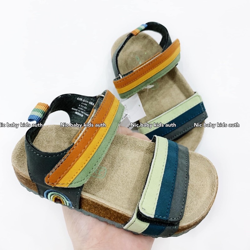 Sandal quai dán bé trai authentic
