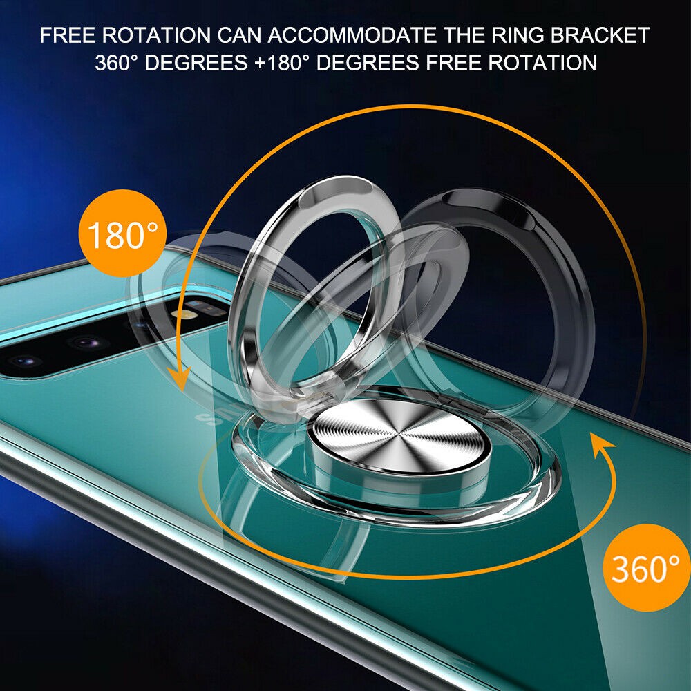 Ốp điện thoại có móc nhẫn nam châm cho Samsung S10 5G S8 S 10+ Note 8 Note9 S9 S 8+ Plus