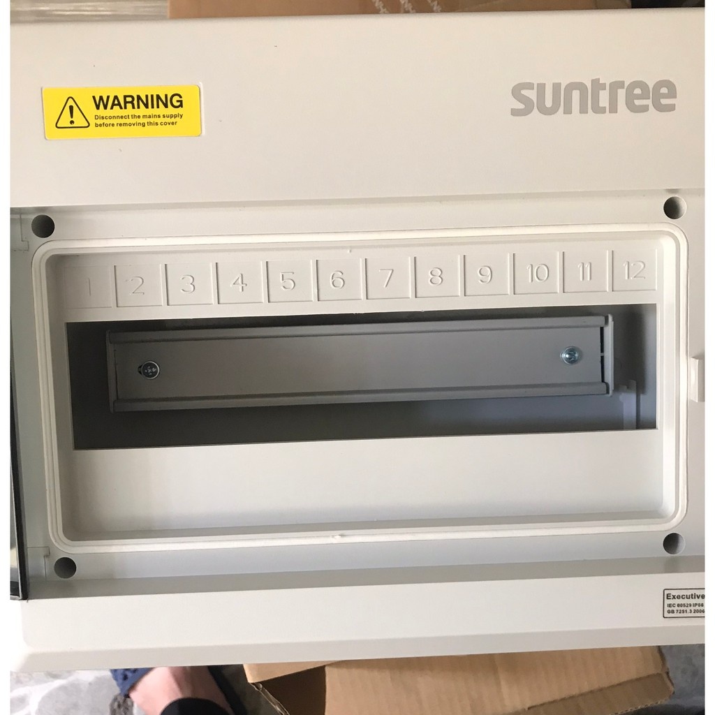 Vỏ tủ điện chống bụi, chống bẩn, chống nước 12 MCB SOLAR SH12PN