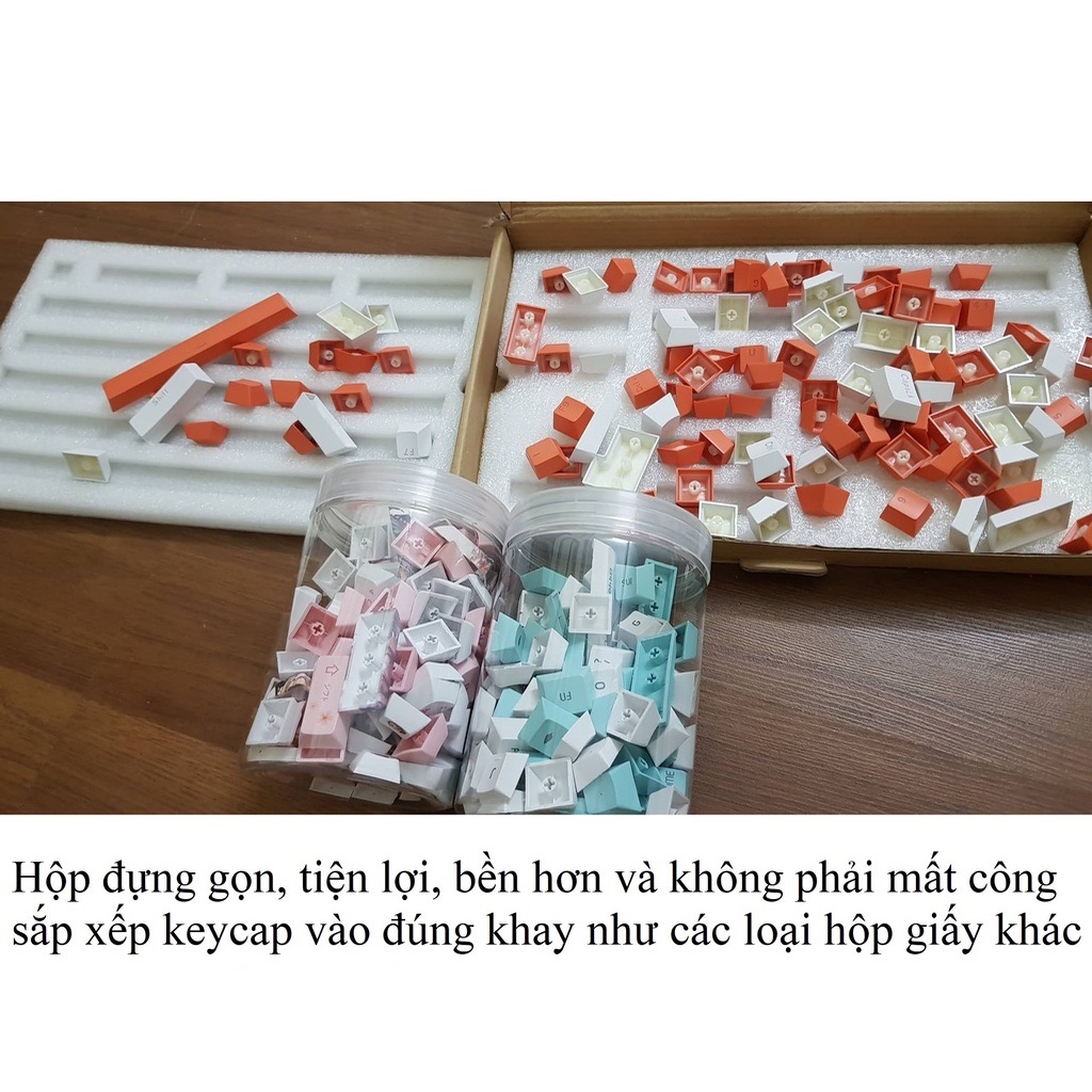 Vòng Oring 120 cái dày 2mm giảm ồn cho bàn phím cơ và hộp đựng keycap Freeship khi mua kèm keypuller