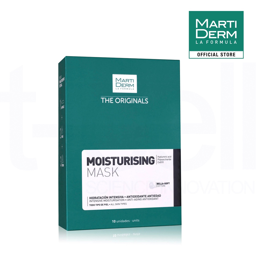 Mặt nạ dưỡng ẩm da - MartiDerm The Originals Moisturising Mask (25ml x 10 miếng)