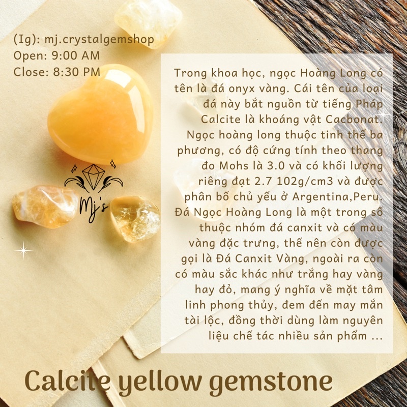 Đá thô Calcite yellow gemstone màu vàng sữa sưu tầm, handmade, reiki, thanh tẩy thiền định