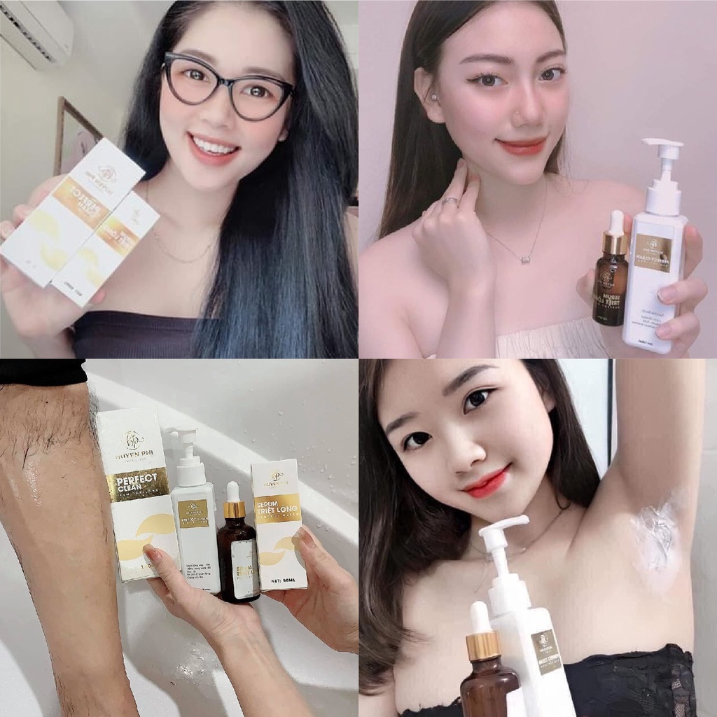 [Tặng 1 serum ức chế nang lông] Kem tẩy lông Perfect Clean Huyền Phi 120ml