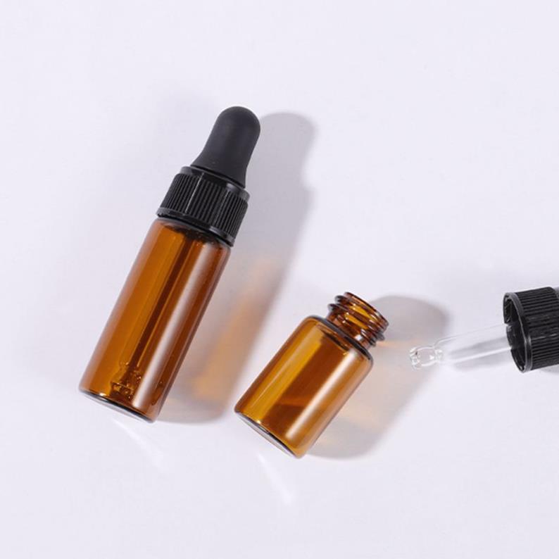 [Combo 5sp] Lọ Chiết Serum ❤ [2ml,3ml,5ml] Lọ đựng tinh dầu mỏng bóp giọt Khoen đen,vàng chiết mỹ phẩm, phụ kiện du lịch