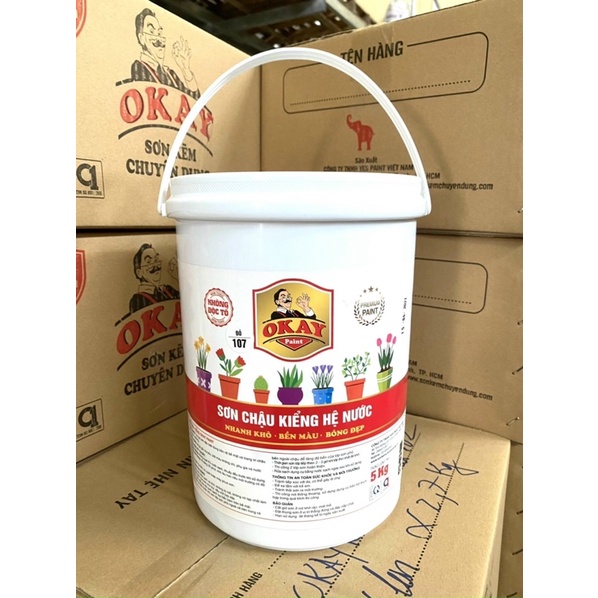 Sơn chậu kiểng Okay 5Kg