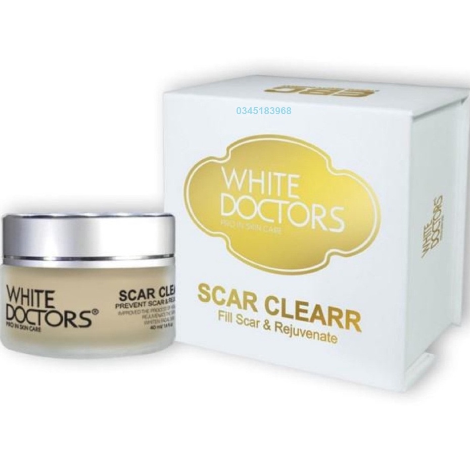 Kem Mờ Sẹo Thâm Rỗ Và Trẻ Hoá Làn Da White Doctors Scar Clearr Chính Hãng