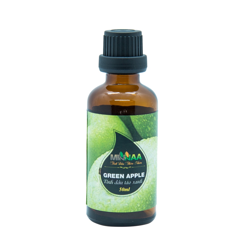 Tinh dầu xông phòng Minnaa Hương Táo xanh lọ 50ml khử mùi hiệu quả